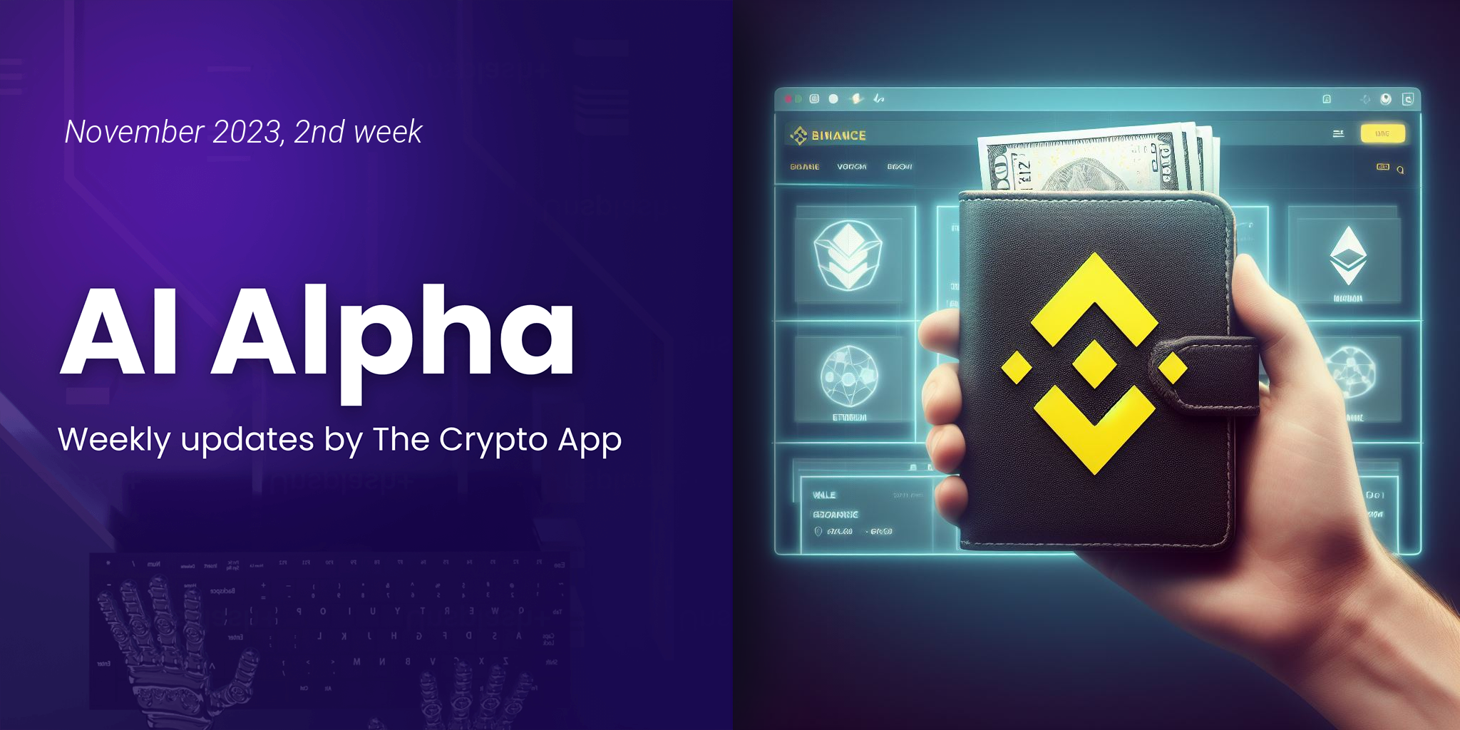 AI Alpha: Weekly News & Token Highlights by The Crypto App – 10 Nov 2023
