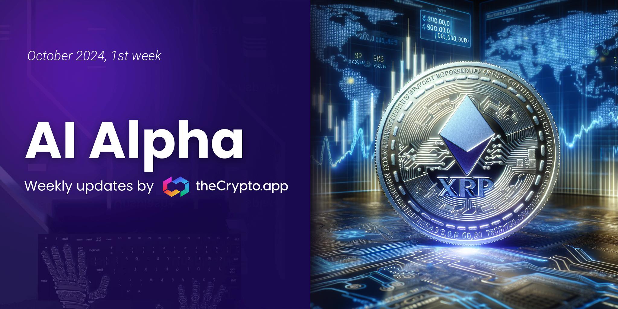AI Alpha: Weekly News and Token Highlights by The Crypto App – 3 Oct 2024