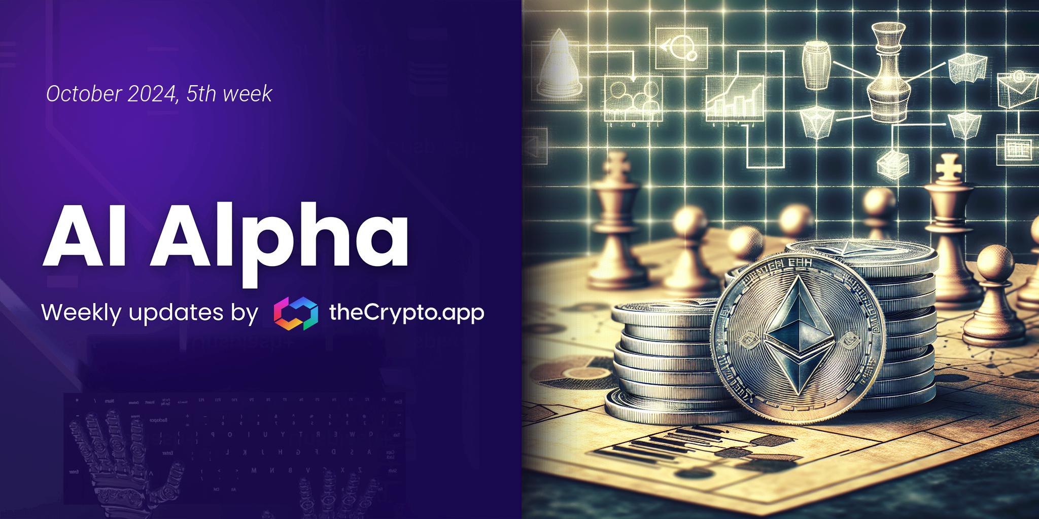 AI Alpha: Weekly News and Token Highlights by The Crypto App – 31 Oct 2024